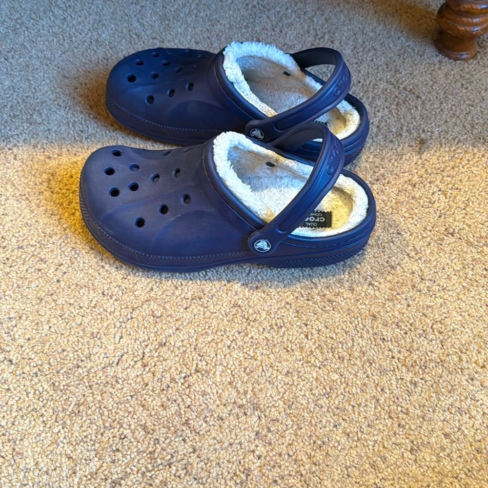 Comfy lined Crocs